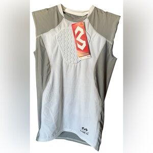McDavid HEX Chest Protector Body Shirt Heart Guard Youth XL White
